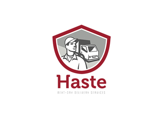 Haste Next Day Delivery Service Logo