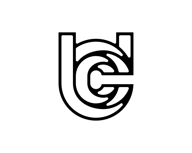 Letter UC CU Logo