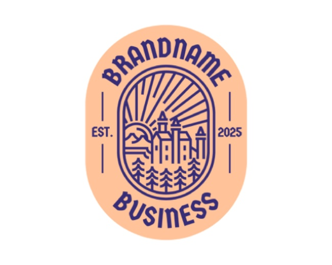 Castle on the hill Exclusive Logo Design for Sale