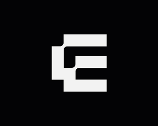 Letter E Tech Logo