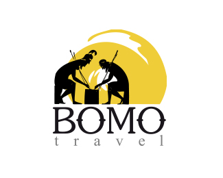 logo for BOMO travel