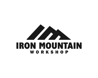 mountain logo iron logos logopond brand workshop