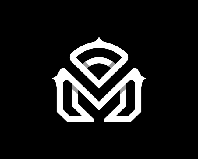 AM or MA Letter Logo