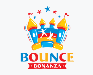 Bounce Bonanza Jumping Castle Logos for Sale
