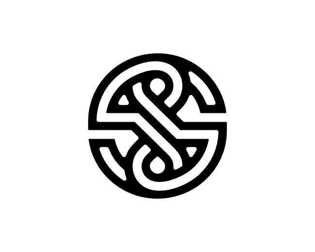 Letter S Infinity Monogram Logo