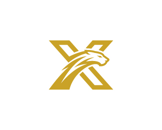Panther X Monogram Logo