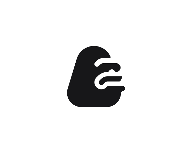 Minimal Gorilla Head Logo