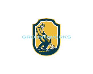 Groundworks Construction Logo