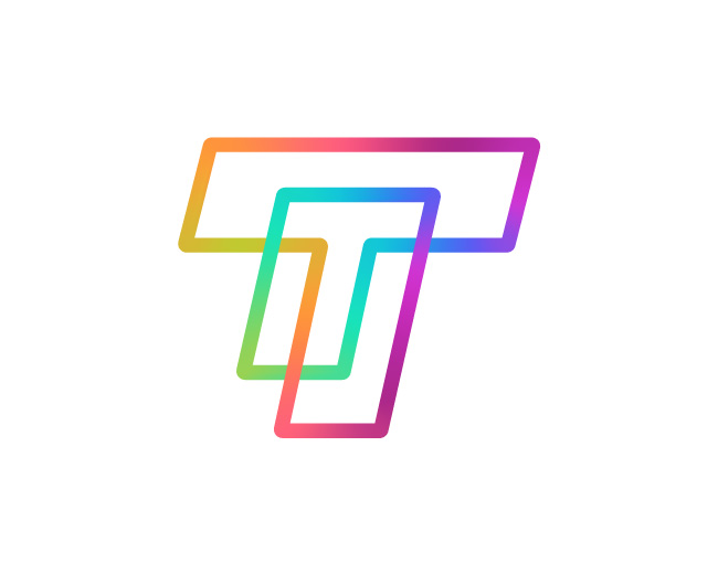 Minimal TT Logo for Modern Brands // For Sale