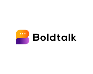 Boldtalk logo design