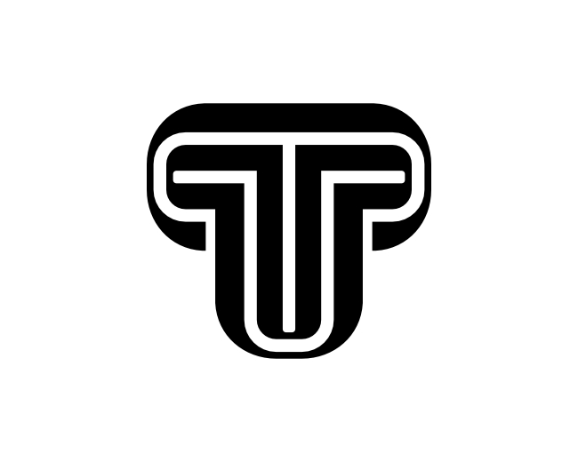 Letter T Elegant Labyrinth Monogram Logo