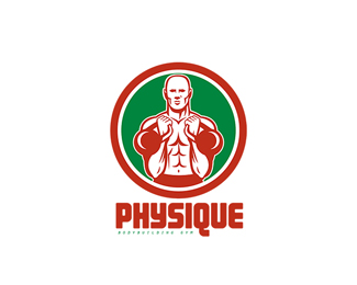 Physique Bodybuilding Gym Logo