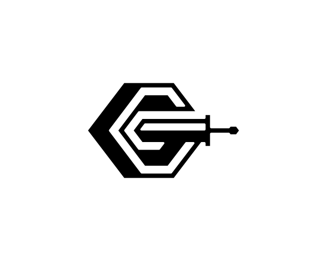 Letter G Dagger Logo