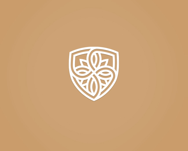 Floral Shield Logo