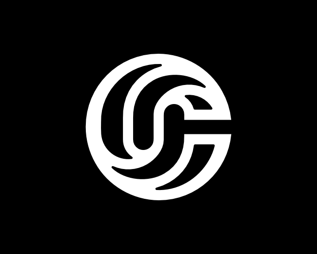 Letter C Multiline Logo