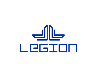 Legion fitness / gym logo design