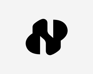 Modern Letter N Logo