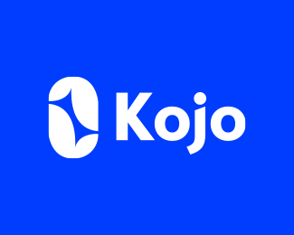creative modern minimalist flat kojo logo design