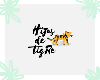 hijas de tigre logo design