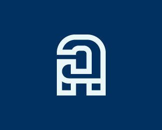 This logo was created using Letter A and H in a si