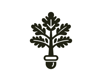 Acorns And Oak Trees Logo