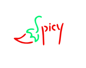 Hand-drawn Spicy Logo