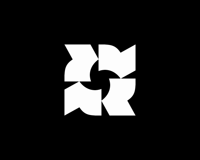 Letter R Spiral Logo
