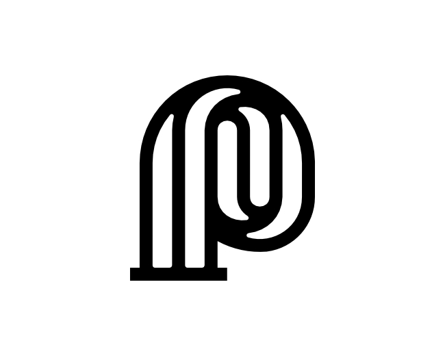 Letter PO OP Logo