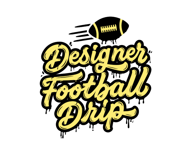 Designer Football Drip