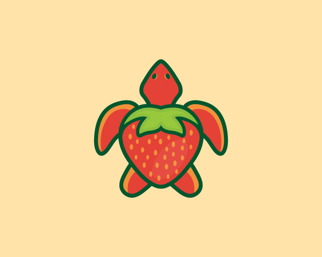Turtle Strawberry Logo