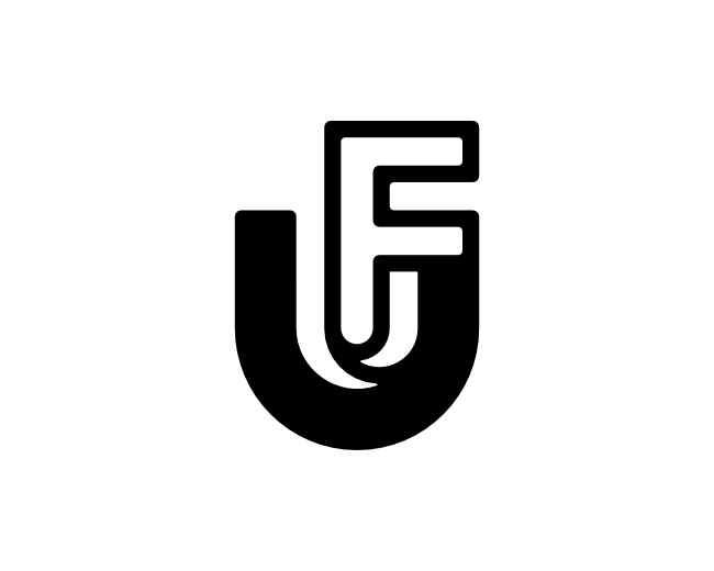 Letter UF FU Logo