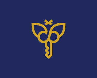 Butterfly Key Logo
