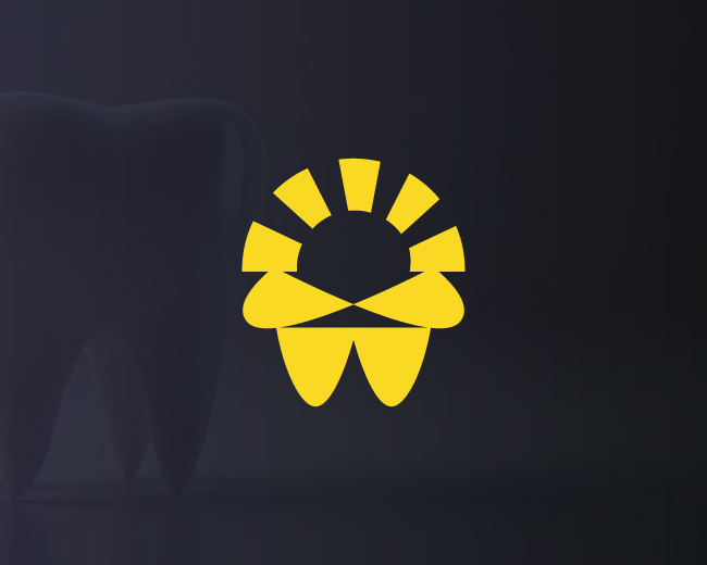Dental Sun Logo, Dental logo, Dentist logo Dental 