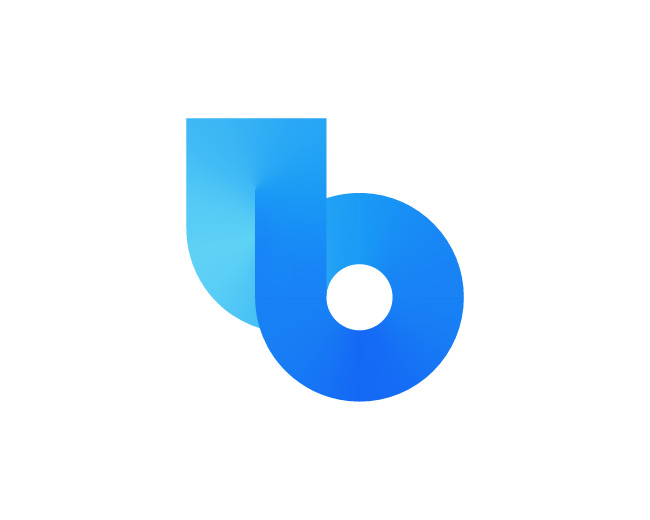 Gradient B Monogram Logo // For Sale