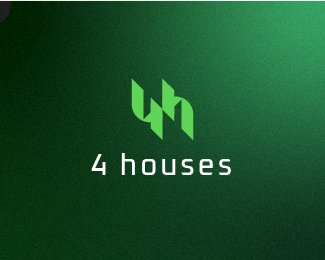 4h monogram initial design