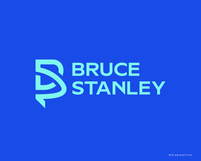 Bruce Stanley - B S Monogram Logo