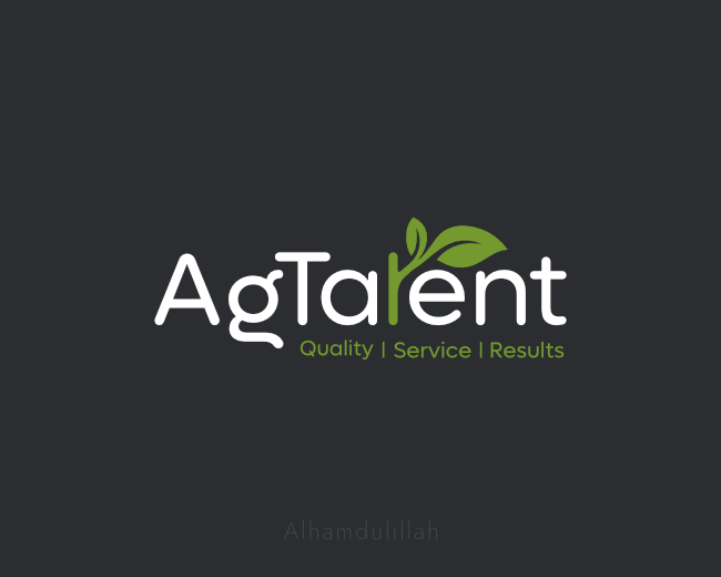 AgTalent - Agriculture Typography Logo