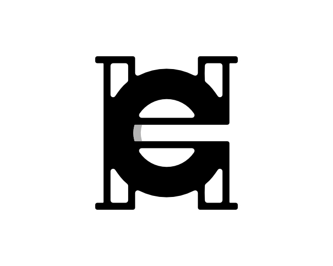 Letter HC CH Logo