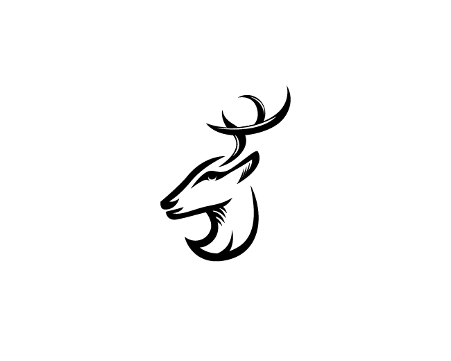 Abstract Deer Logo