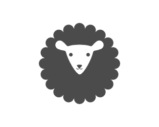 Minimalist Sheep Logo Design