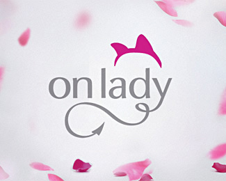 Lingerie logo. Onlady - online store