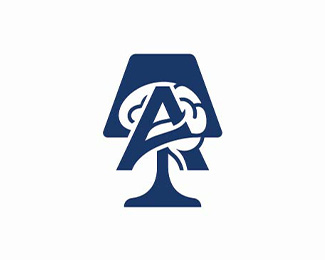 Brain Lamp Letter A