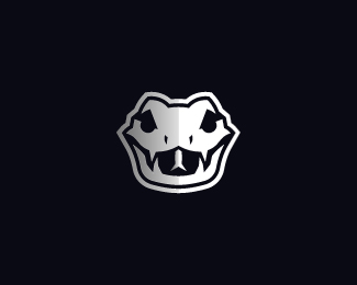 Venom Crest Snake Logo