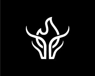 Flame Bull Logo