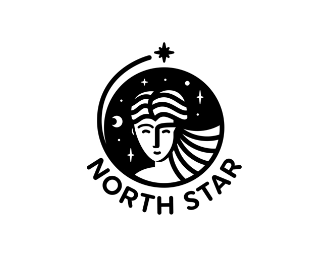 North Star Monochrome Logo