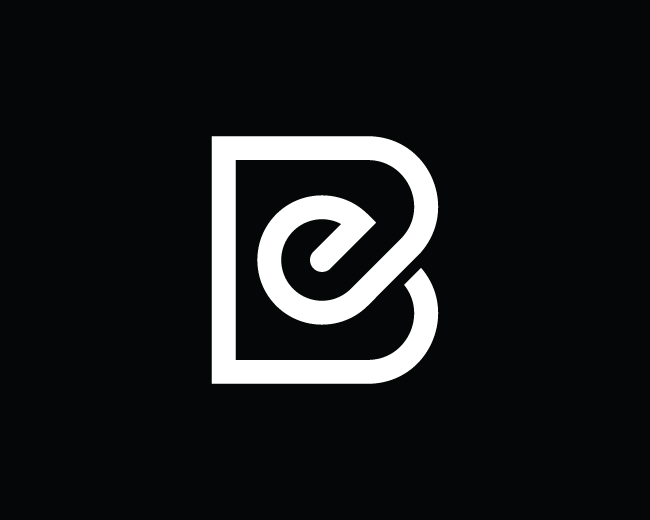 Modern E And B Logo