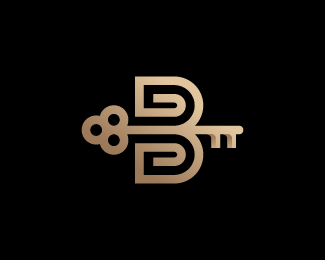 Luxury B Key Logo