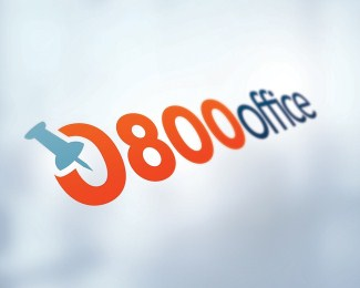 0800office logo design