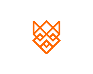 Geometry Fox Head Logo