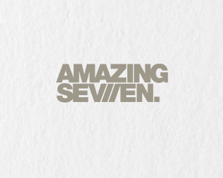 Amazing Seven /logo on white